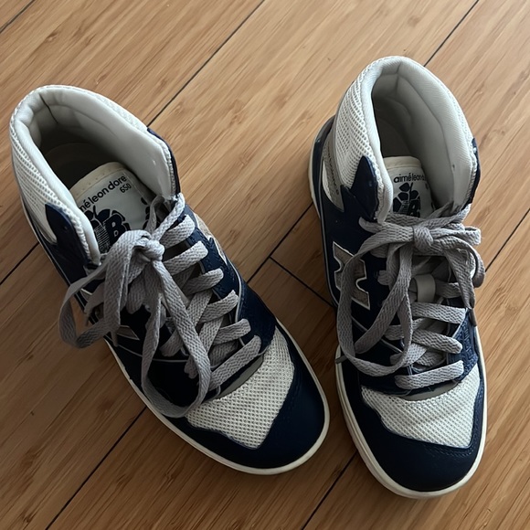 ALD x New Balance 650 white/blue sneakers - Picture 2 of 5